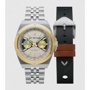 James Maccabe two tone, Sturgis Calendar Mens watch
